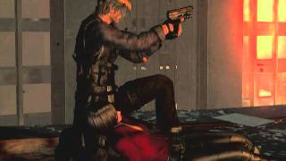 Leon saves Ada My favourite scene in Resident Evil 6 [upl. by Omoj]