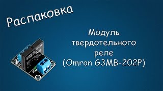 137 РАСПАКОВКА Модуль твердотельного реле Omron G3MB202P [upl. by Alhahs438]