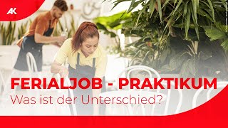 Ferialjob amp Praktikum in Österreich  Bezahlung Urlaub amp Krankenstand [upl. by Attelra662]