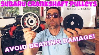 Billet Aluminum vs OEM Steel Crankshaft Pulleys [upl. by Ecnaled]