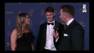 Greta amp Mitch Marsh  Blue Carpet Interview  Australian Cricket Awards 2024 [upl. by Jonell]