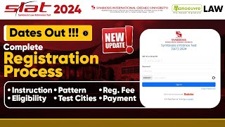 SLAT Symbiosis 2024  Latest Update Registration started Step by Step Process  Important dates [upl. by Oribella838]