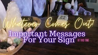 ALL SIGNS Whatever Comes Out Important Messages For YOU [upl. by Cecilius297]