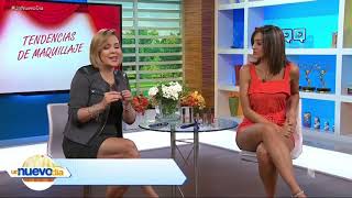 Erika Csiszer hot legs  Despierta America  112017 [upl. by Lacram432]