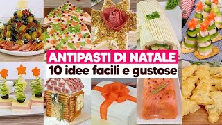 10 idee per i tuoi antipasti di Natale ricette facili e gustose da portare in tavola per le feste [upl. by Ymij621]