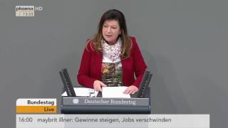 Bundestag Ausschnitt der Debatte über die Entlastung Alleinerziehender am 02122016 [upl. by Sperry434]