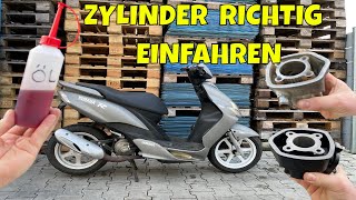 Zylinder RICHTIG einfahren  einlaufen lassen  SO hält euer Zylinder länger 2 Takt und 4 Takt Motor [upl. by Miza210]