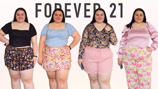 Forever 21 Plus Size Try On Haul  Im Back [upl. by Leuqcar]