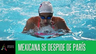 Mexicana Celia Pulido queda eliminada en natación [upl. by Primalia]