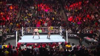 Randy Orton amp Sheamus vs Heath Slater amp Drew McIntyre Raw March 18 2013 [upl. by Yhtorod]