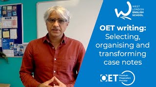 Selecting Organising and Transforming Case notes with Harmi WLES  Occupational English Test OET [upl. by Fisher]