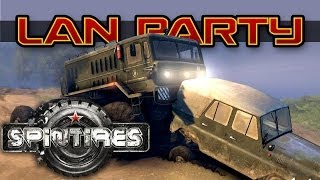 SPINTIRES  The Winching Hour  LAN Party [upl. by Allac]