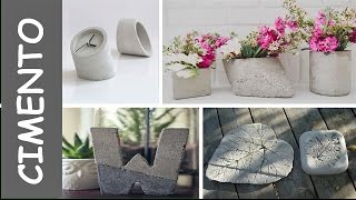 Perfeitos Top projetos DIY de cimento para jardins  Parte 1 [upl. by Eneladgam]