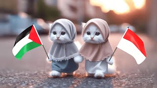 Atuna Tufuli  Berikan Kami Kebebasan Lagu Palestina Anak Kucing kucingviral atunatufuli [upl. by Akihsan141]