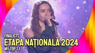 Etapa Națională 2024 Moldova Finalists  My Top 11 [upl. by Gnaig922]