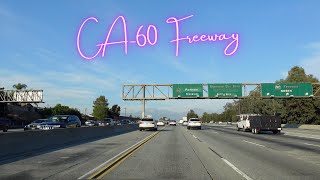 California60 CA60 Freeway From Diamond Bar to Chino Driving Tour SoCal 4K [upl. by Chong]