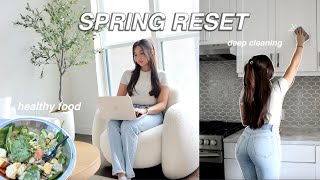 SPRING RESET VLOG  being productive living alone spring cleaning [upl. by Mozart]