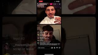 ChillinIT and Huskii beefing on Instagram Live [upl. by Iak]