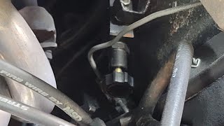 How to adjust disc brake proportioning distribution valve block on older classic cars truck fluid [upl. by Jayne]