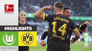 Füllkrugs Goal Cant Seal The Win  Wolfsburg  Dortmund 11  Highlights  MD 22 – BuLi 2324 [upl. by Pearle930]