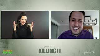 Stephanie Nogueras on Sign Language Working with Craig Robinson and Snakes in ‘Killing It’ [upl. by Nella]