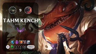 Tahm Kench Top vs Aatrox  KR Master Patch 143 [upl. by Bahr]