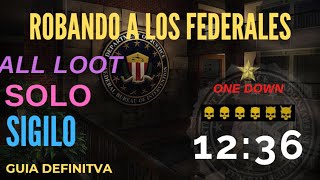 PAYDAY 2 GUIA Robando a los Federales DSOD Sigilo en Solitario ALL LOOT [upl. by Gilliam]