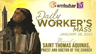 Sambuhay TV Mass  January 28 2023  Memorial of Saint Thomas Aquinas [upl. by Yssis144]