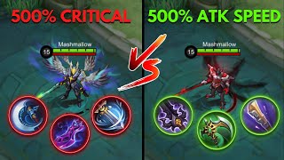 argus 500 critical build vs argus 500 attack speed build [upl. by Eisiam]