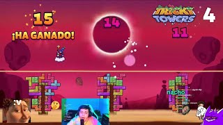 Rodsquare juega Tricky Towers 4 con Nacho y Schapira [upl. by Ephram833]