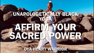 Sacred Affirmations for Black Women amp Black Men to Manifest our Power our Health amp our Joy [upl. by Nymzaj]