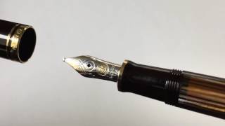 The Dance of the Pelikan M400 Tortoiseshell Brown Fountain Pen [upl. by Jeanine333]