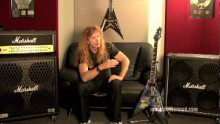 Dave Mustaine Interview part 1 [upl. by Elvina413]