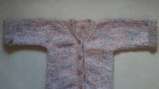 Tuto tricot gilet bébé  tricoter un gilet bien chaud [upl. by Frerichs]