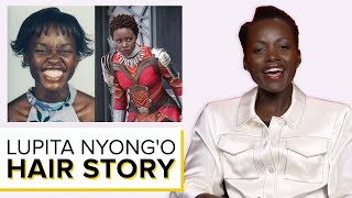 Lupita Nyongo Looks Back at Her Hairstyles  Hairstory [upl. by Daryl]