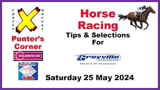 Horse Racing  Free Tips and Selections  Greyville Durban KZN Saturday 25 May 2024  Turf [upl. by Eissak]