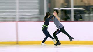 Ice Dancing Texas Teens Prepare For US Figure Skating Championships [upl. by Sivrahc]