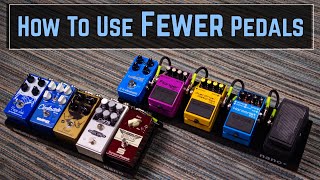 Small Pedalboard Tips For Pedal Minimalism [upl. by Nwahsear738]