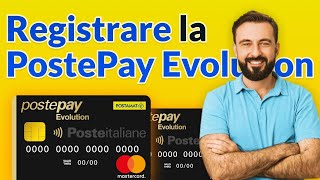 Registrare la Postepay Evolution dopo averla Attivata [upl. by Naenej796]