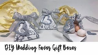 DIY Wedding Favor Gift Boxes [upl. by Amsaj]