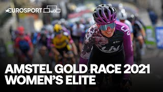 Amstel Gold Race 2021  Elite Women  Highlights  Cycling  Eurosport [upl. by Rivi177]