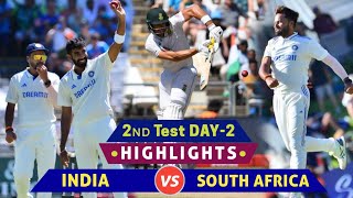 India vs South Africa 2nd Test Day 2 Full Highlights 2024  IND vs SA 2nd Test Day 2 Highlights [upl. by Eiramanin294]