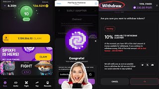 How To Claim Pixelverse Airdrop And Withdraw PIXFI Token amp NFT Rewards  StepbyStep Guide in Hindi [upl. by Tessie]