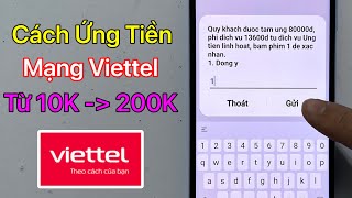 Cách Ứng Tiền Viettel 10K 20K 50K 100K 200K [upl. by Laurentia]