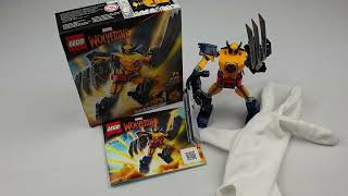 SetN109 76202 Lego Wolverine Mech Armor [upl. by Blen]