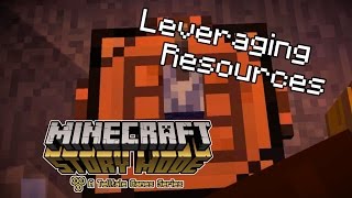 Leveraging Resources  Minecraft Story Mode  Achievement  Episode 1 Chapter 2 [upl. by Arias301]