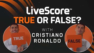 Cristiano Ronaldo plays True or False 🟢🔴 [upl. by Lejeune]