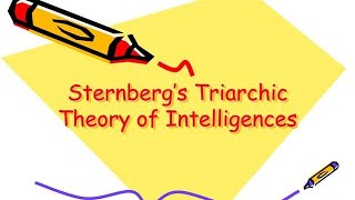 Theories of Intelligence  lecture 3 triarchic theory of Intelligence mapc ignou [upl. by Refinney631]