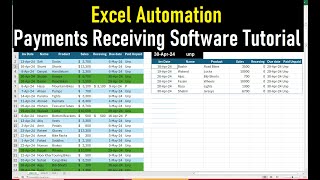 Automate Your Payments Receiving Software in Excel StepbyStep Tutorial [upl. by Merc]