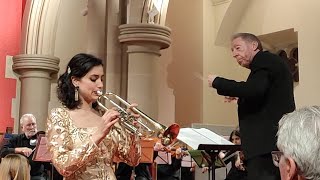 Ana Romero  Hummel Trumpet Concerto with the Glasgow Sinfonia 3rd movement [upl. by Tierza938]